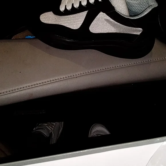 Black Prada Sneakers Men's EU Size 38 US Size 5 - Picture 5 of 5